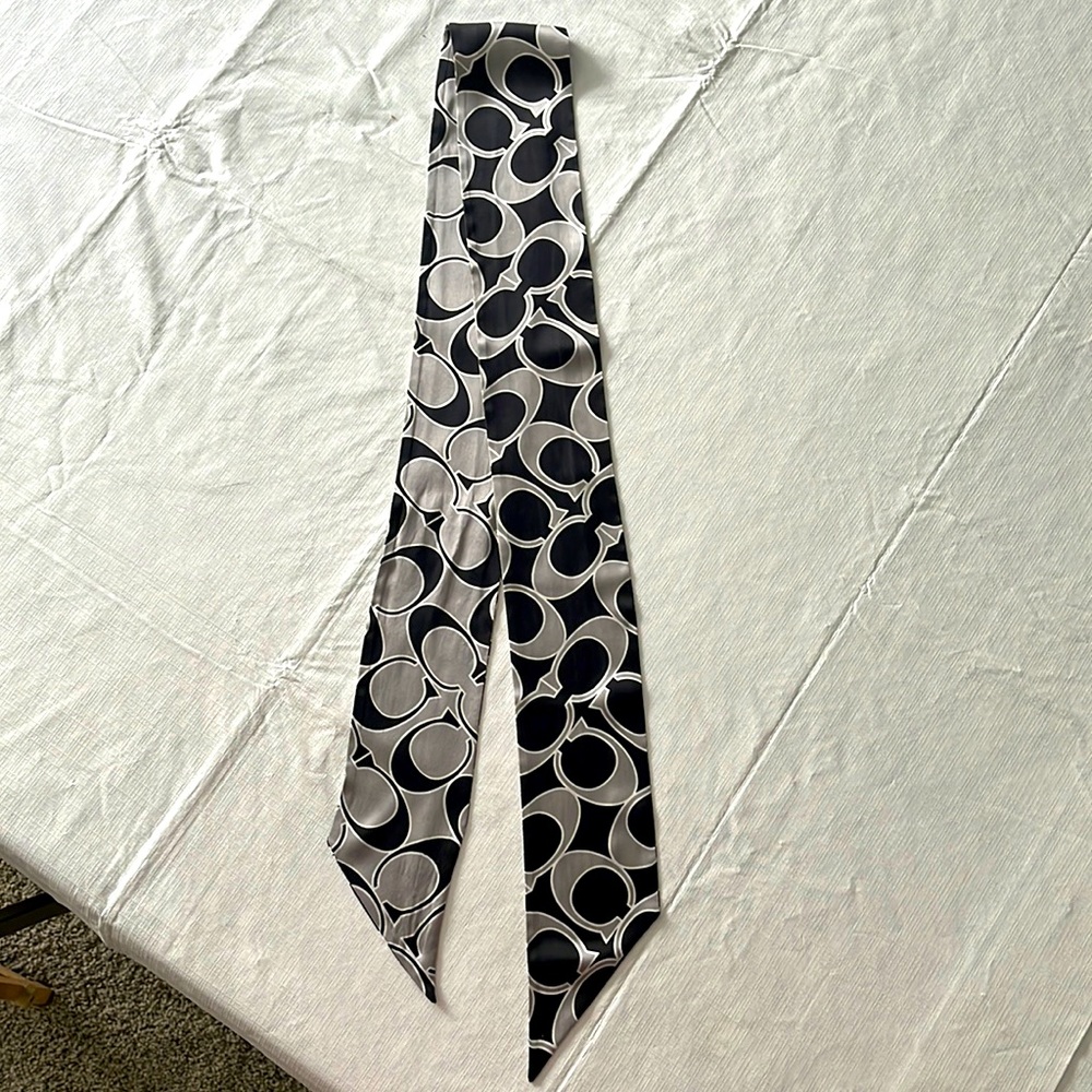 Coach silk scarf